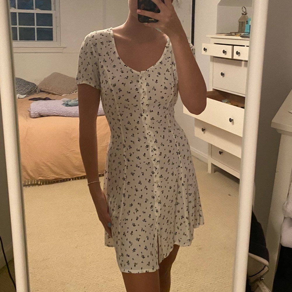 VINTAGE RARE Brandy Melville Tie Button Dress